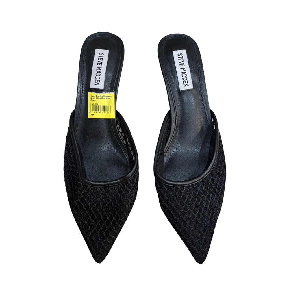 Steve Madden size 8 shoes black slip in New with tags